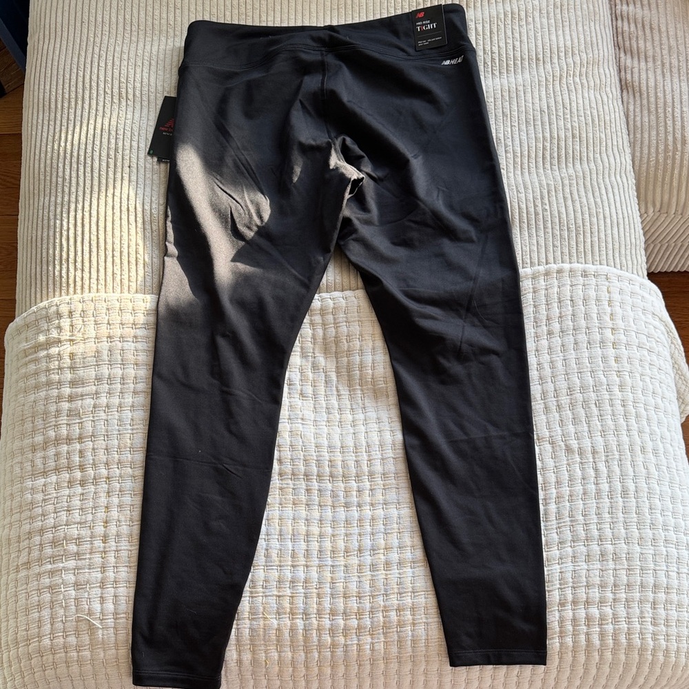 New Balance Black High-Waist Performance Leggings - Picture 4 of 4